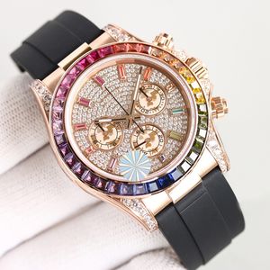 Relógio Mecânico Automático Pulseira Masculina Business Sapphire Pulseira Aço Inoxidável Montre De Luxe Fivela Dobrável Com Diamante