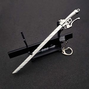 Portachiavi Animazione Eren Sword Portachiavi Attack On Titan Con supporto Couting Legion Portachiavi Giant Wings Of Liberty Freedom Portachiavi B115 G221026