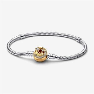 Meteor Buckle Snake Chain Chain Charm Bracelet Diy Fit Pandora estilo jóias