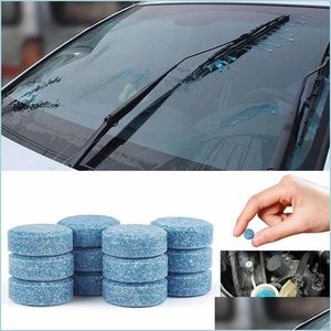 Other Car Lights 100Pcs 1Pcis4L Water Car Windshield Glasses Glass Washer Window Cleaner Compact Effervescent Tablet Detergent Acces Dhvjh