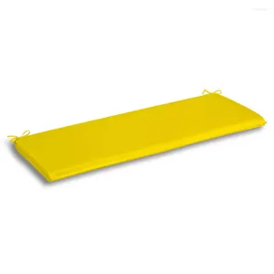 Kudde Polyester Memory Foam Bright Yellow Double Founce Bench Long S For Chairs