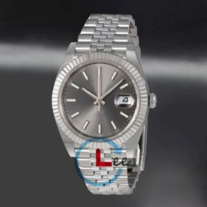 20 Stück Mode U1 Datum Uhren 126334 Edelstahl Diamant Automatik Armbanduhr Uhrwerk 2813 Valentinstag Geschenk 126333