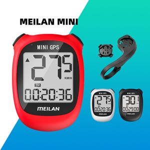 Cykeldatorer Meilan M3 Mini M2 Oval GPS Bike Computer Bicycle GPS Speedometer Speed ​​Altitude DST Ride Time Wireless Red Youth 221026
