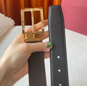 Cinturão de couro preto vintage com calça de fivela de fivela dourada Cintos da cintura para homens