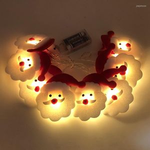 Strings LED Plush Snowman Old Man String Light per l'albero di Natale Decorazione per feste Patio 2022