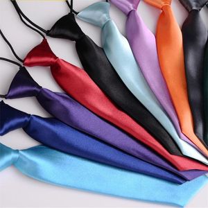 Bogenkinder Kinder kleine Krawattenmodet School Solid Color Gummi elastische Krawatte Jungen Frauen Hochzeitsleistung t￤glich Hemdzubeh￶r Accessoires