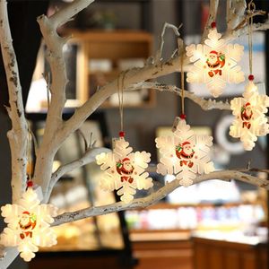 Str￤ngar semesterbelysning tr￤d sn￶flinga led fairy lights juldekoraitons f￶r hemma rum utomhus navidad dekor ￥r 2022 noel