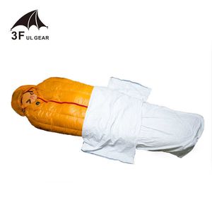 スリーピングバッグ3F ULギアアップグレードタイベック寝袋カバー換気水分防止温暖化