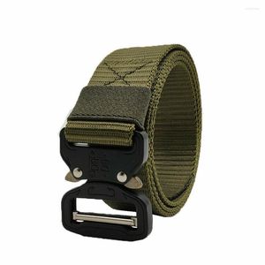 Belts Adjustable Nylon Belt Men Army Tactical Molle Military Combat Knock Off Emergency Survival Waist