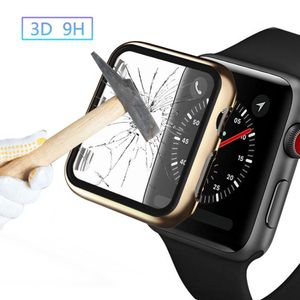 2 in 1 Protective Cases Cover with Tempered Glass Film For Apple Watch 8 Ultra 49mm Series 7 6 SE 5 41mm 45mm 44mm 40mm Fit iWatch 4 3 38mm 42mm Shock Proof Protector Case