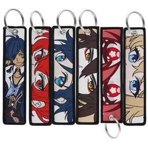 Schlüsselanhänger Lanyards Genshin Impact Niedliche Stickerei Schlüsselanhänger Tag Motorräder Autos Rucksack Chaveiro Schlüsselbund Mode Ring für Freunde Smtfq