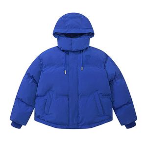 Mens Down Parkas Puffer Jacket Windproof Paris Outdoor Winter Warm Cotton Padded Coats for Men and Womens