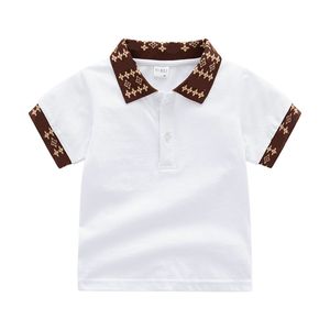 قميص صيفي للأطفال الأولاد والبنات بأكمام قصيرة ملابس أطفال قطنية ملابس أطفال 12M-6Y