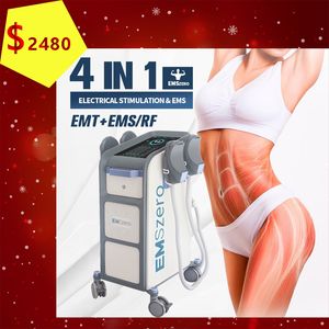 EMS Slimming System Machine Muscle Massager Emslim Neo RF 2 4ハンドルハンドラーEm Slim Newbody Rebulding Emshape Eversun