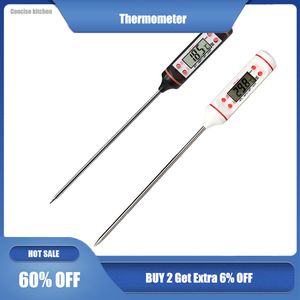 BBQ -gereedschap Elektronische thermometer voor barbecuekookbakken Meet de temperatuur van oliekelk en geroosterde vleeskeukenaccessoires