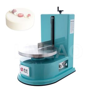 Kitchen Bakery Shop Tabletop Round Birthday Cake Cream Spreading Coating Machine zum Zuckerguss von Brot