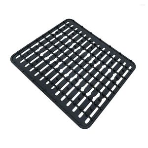 Table Mats Kitchen Tool Heat Insulation Draining Protector Pad Practical Sink Mat Wok Stand Liner Soft Silicone Home Durable