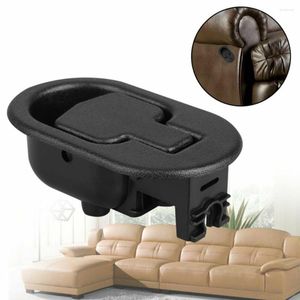 Pokrywa krzesełka Ręka Rękojeść Rękołaj Sofa 11 6,8 cm Uniwersa Abs Black Chaises Office Oval Plastic Fectingent Wymiana