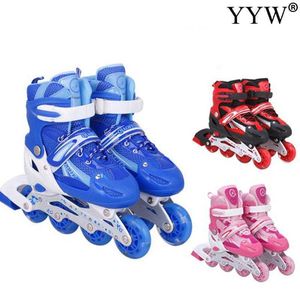 Ice Skates Inline Speed ​​Shoes Kids Roller Sneakers S Kvinnor Män Skate för vuxna Barn utomhus inomhus sport L221014