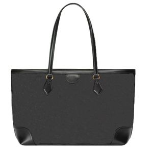 Modische Handtasche klassische geprägte Briefdesign Damentaschen lässige einfarbige Einkaufstasche