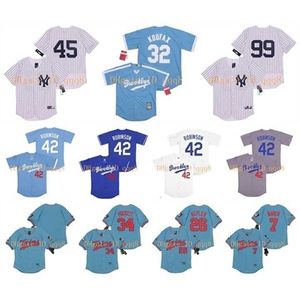 Proword Air01 Brooklyn 42 Jackie Robinson Jerseys 99 Aaron Judge 26 Max Kepler Kirby Puckett 34 Fernando Valenzuela 45 Gerrit Cole Gleyber Torres Baseball