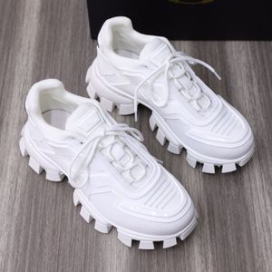 Topp lyxiga m￤n Cloudbust Thunder Sneakers Shoes Technical Knit Fabric Man Sport Rubber Sole Casual Walking Outdoor Trainer EU38-46 med Box
