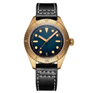 Нарученные часы Addies Dive Cusn8 Tin Bronze Watch Мужские часы Sapphire Crystal 20Bar NH35A Автоматическое движение механическое дайвер232W