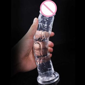 Sex toys masager Massager sexy tore men for women 6 Size Jelly Realistic Penis Suction Cup Dildo Big Dick Female Masturbator Clitoral EI9H