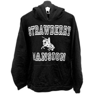 Herrtröjor tröjor flor oönskade jordgubbar manson virgil matchande hoodie lös tröja tröja178