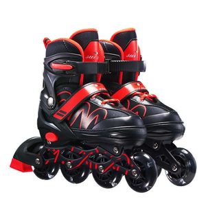 Skridskoskridor inline barn rullskor AJUSTABLE Skating Speed ​​Wheels Sneakers For Boys Girls Outdoor Gym Patines L221014