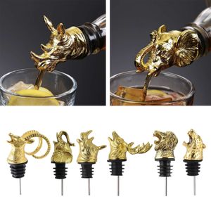 Bar Tools AlloyAddsile Wine Aerator Pourer Spout Decanters Elephant Stoppers Decanter Liquor flaskor Drop Leverans 2022 SMTW1