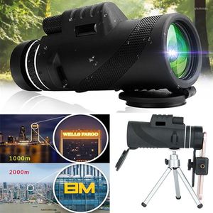 Telescope High Quality Monocular 40x60 Powerful Binoculars Zoom Field Glasses Great Handheld Military HD Professional Hunting