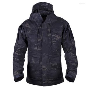 Мужские куртки мужская тактическая камуфляжная куртка Мужчина Осень Зимняя Повседневная водонепроницаем