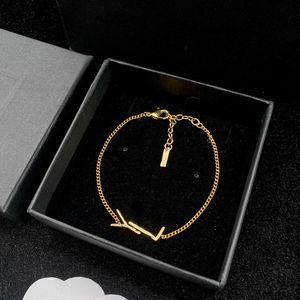 Goldkette Halskette Liebesarmband Designer für Frauen Luxus Designer Schmuck Y Anhänger Choker Armbänder Halsketten Pullover Ketten Ring