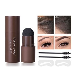 Eyebrow Enhancers Stanp Shaping Set Pen Waterproof Women Make Up Enhance Perfect Brows Stencil And Stamp Kit With Templates