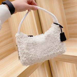 Designer handbag plush underarm bag cute autumn and winter fashion new multifunctional