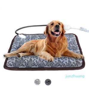 Pet Electric Blanket Blain Camas Ponta de aquecimento para cachorro Puppy Power-off Protection Pet Electric Warm tapete mordida 2022