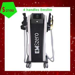 EMS Shockwave Emslim Slimming Muscle Stimulator Re Building New Body Massage BodyCare Beauty Salon 4 Handlerbars Fat Borttagning Maskiner