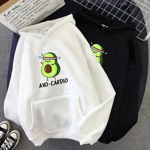 Felpe con cappuccio da donna invernali Kpop donna Harajuku Kawaii O collo felpa con cappuccio con stampa verde felpa pullover carina streetwear donna