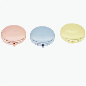 Compact Makeup Mirror Portable Double Side Folding Mirrors Women Vintage Cosmetic Mirror for Bridesmaid Proposal Wedding