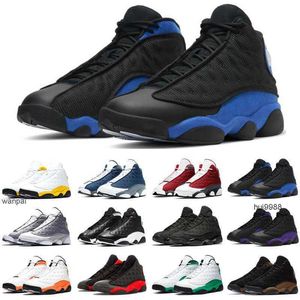 2023 Ankomst Jumpman 13S basketskor för män Kvinnor 13 University Gold Bred Red Flint Court Purple Black Cat Chicago Mens Trainers Jerdon