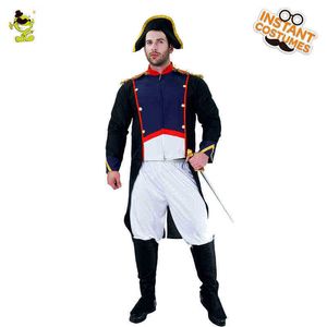 Scene Wear Men French Napoleon Come Gerenal Role Play Clothes for Party Cosplay Napoleon Comes T220905