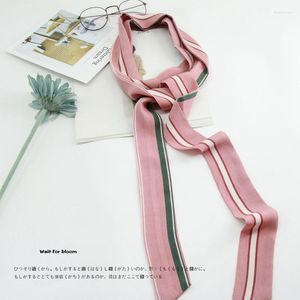 Bufandas bufandas de cuello de seda coreana bufanda de cuello de chifón largo extendido