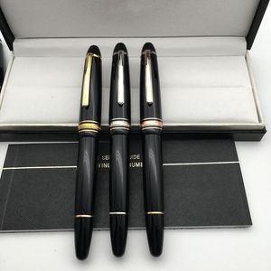 2022 yeni moda Lüks 149 Siyah Reçine Klasik Dolma kalem 4810 iridyum Nib ofis okul malzemeleri Seri Numarası ile yüksek kaliteli Yazma mürekkepli kalemler en kaliteli