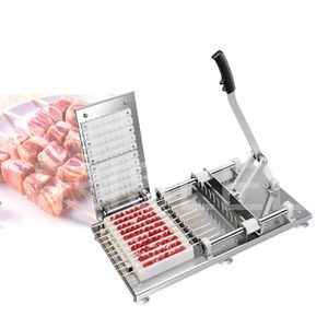 BBQ Meat String Machine Barbecue Skewer Tools Tofu Spett Kebab Maker Box Machines