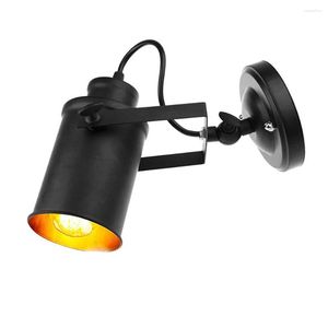 Lâmpadas de parede 220V Solces LED LUZES PARA SALA DE LIVRA DE LIVRA BLA Lâmpada Industrial E27 Câmara Vintage Retro Loft