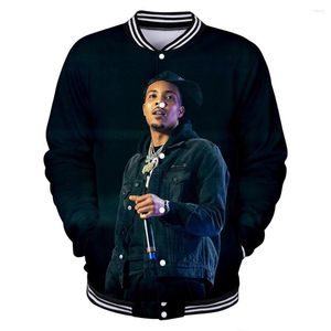 Мужские куртки G Herbo 3D повседневная с длинным рукавом бейсбольная куртка женская одежда мода Kpop Tops