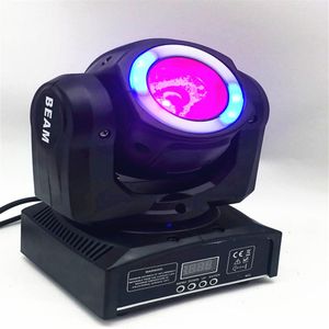 Mini led 60W mobile beam with Halo RGBW effect 4in1 light beam moving heads lights super bright LED DJ dmx control light2456