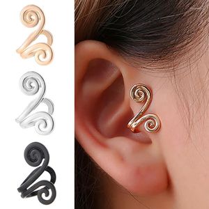 Rücken Ohrringe 2022 Wirbel Ohr Manschette Für Frauen Mädchen Tier Schnecke Gefälschte Piercing Clip Auf Ohrring Mode Schmuck