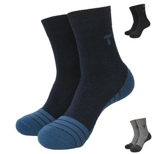 Sports Socks 1 Pair Outdoor Merino Wool Thick Trekking Men'w Women's 5 Colors